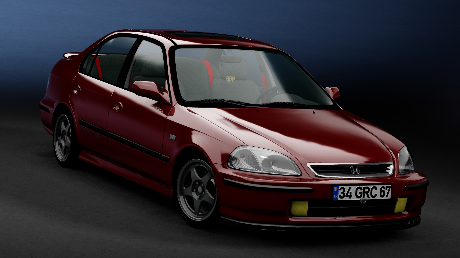 06 YGT 53 - Honda Civic 1.6 VTi, skin 00_ruby_red_pearl