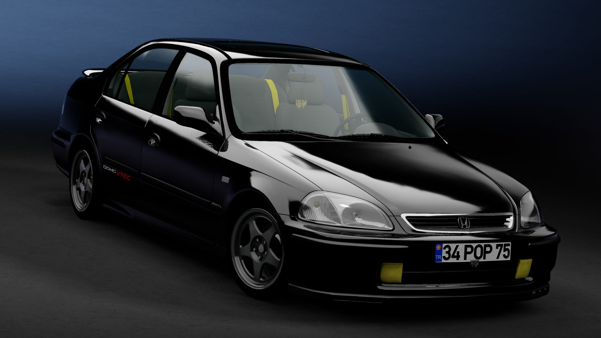 06 YGT 53 - Honda Civic 1.6 VTi, skin 01_cosmos_black_met