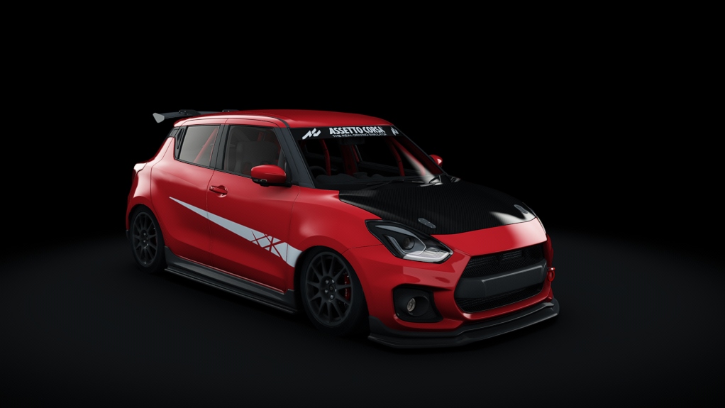 Suzuki Swift Sport 2017 Track, skin 01_Burning Red Pearl Metallic