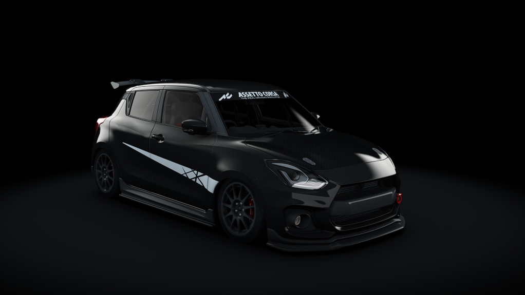 Suzuki Swift Sport 2017 Track, skin 06_Super Black Pearl