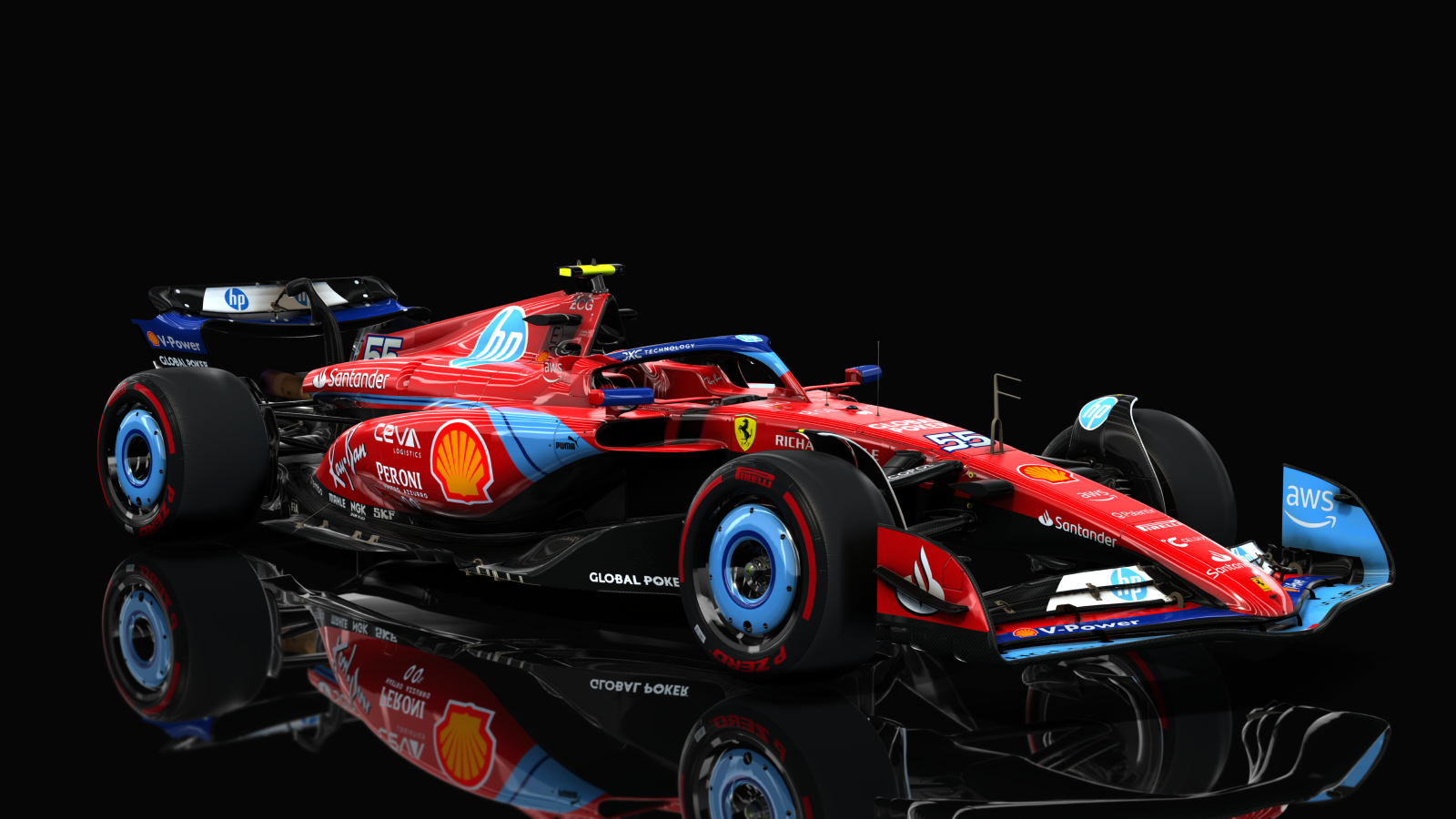 Ferrari_2024, skin 2024_ferrari_Sainz_Rd.06_Miami