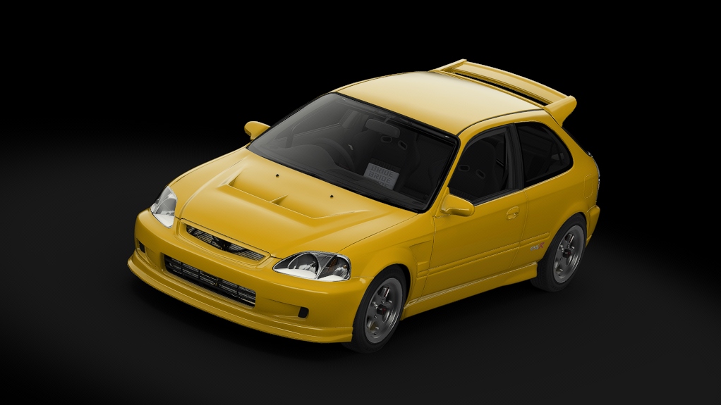 [Gingy] Honda CIVIC TYPE R X (EK9) '99 Tuned tweaked, skin Sunlight_Yellow