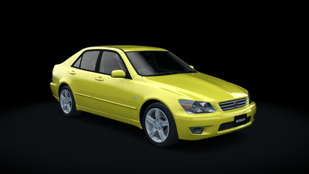 Toyota Altezza XE10, skin 03_Super_Bright_Yellow