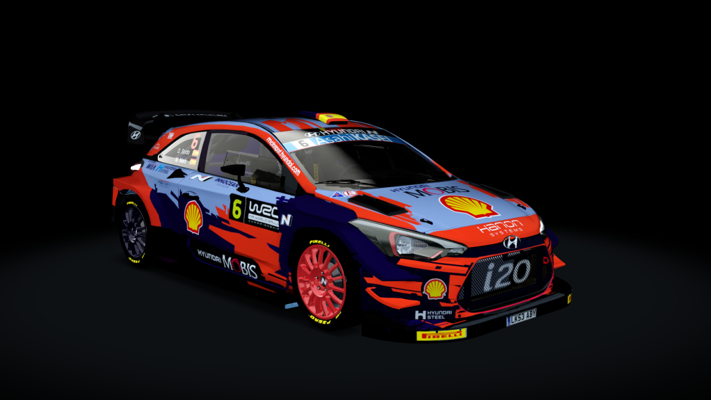 WRC Hyundai i20, skin D. Sordo