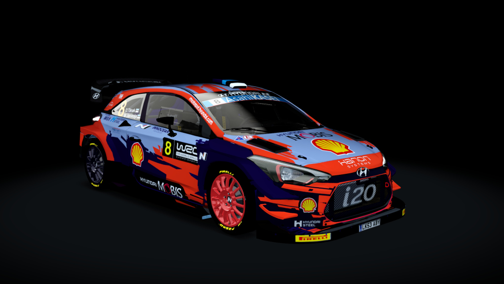 WRC Hyundai i20, skin O. Tanak