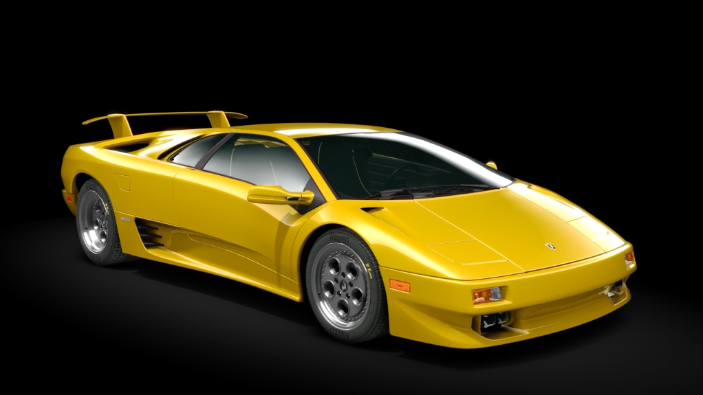 Lamborghini Diablo VT, skin Superfly_Yellow