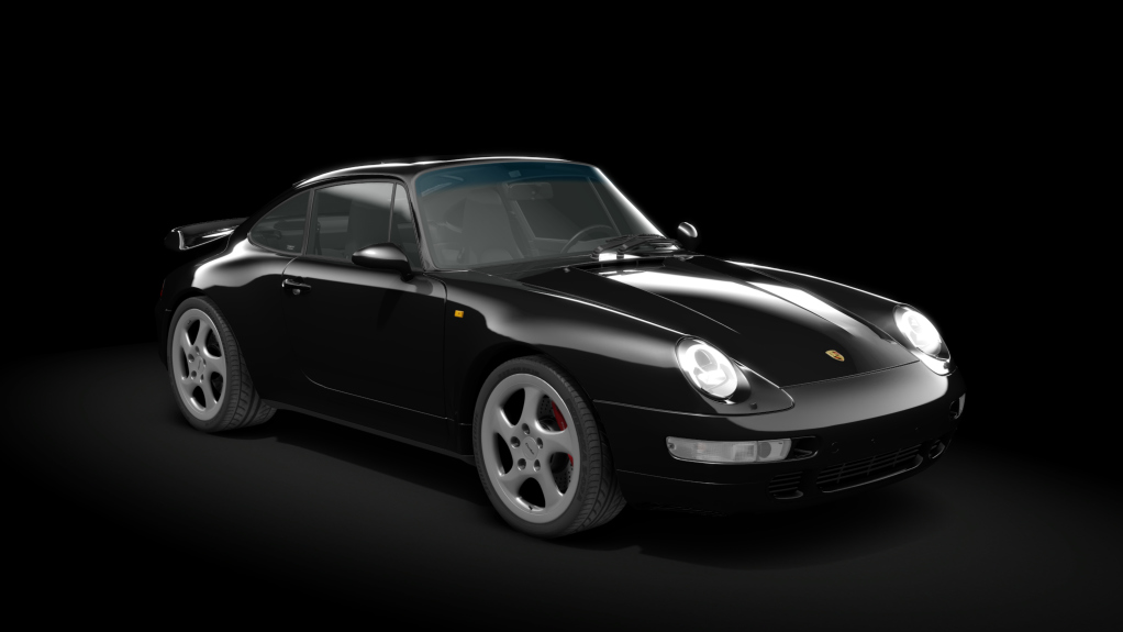 Porsche 911 (993) Turbo, skin black