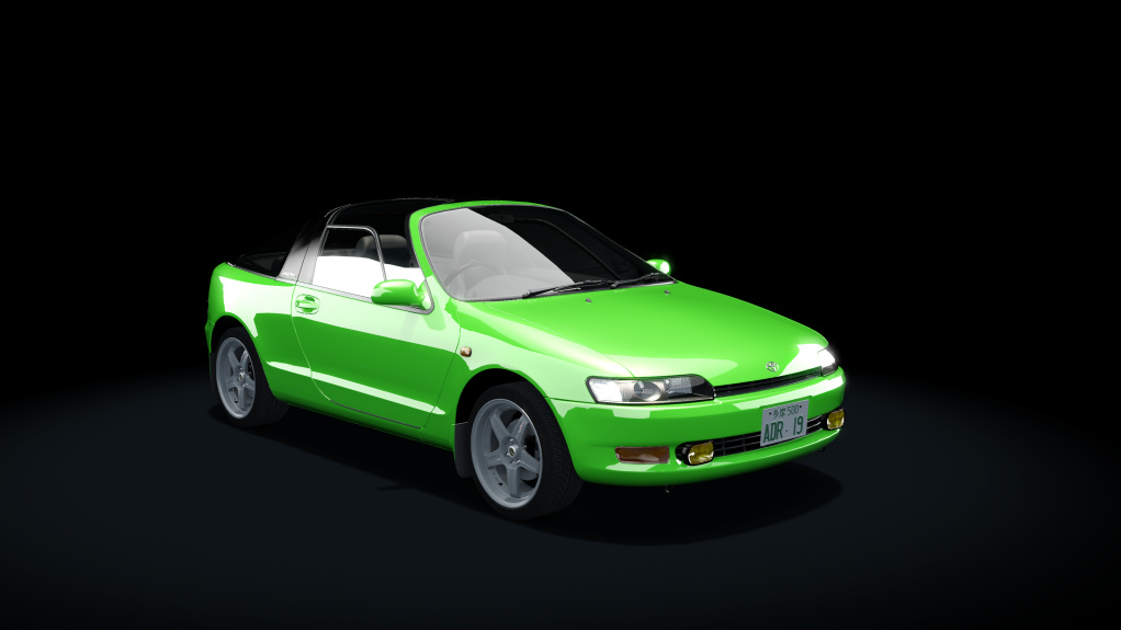 Toyota Sera TRD, skin Lime_Green