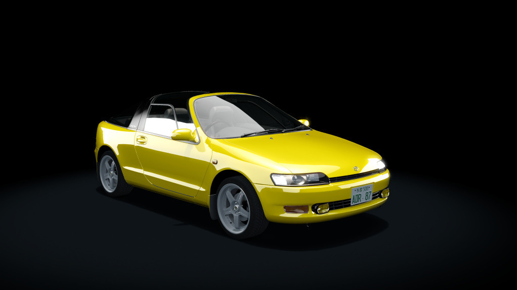 Toyota Sera TRD, skin Yellow