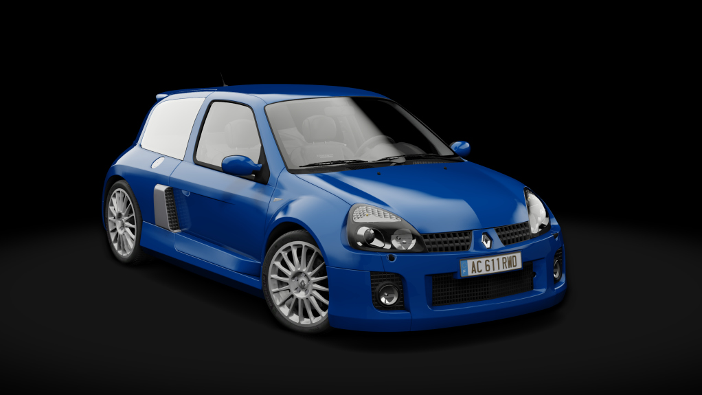 Renault Sport Clio V6 Phase II, skin blue_iliade