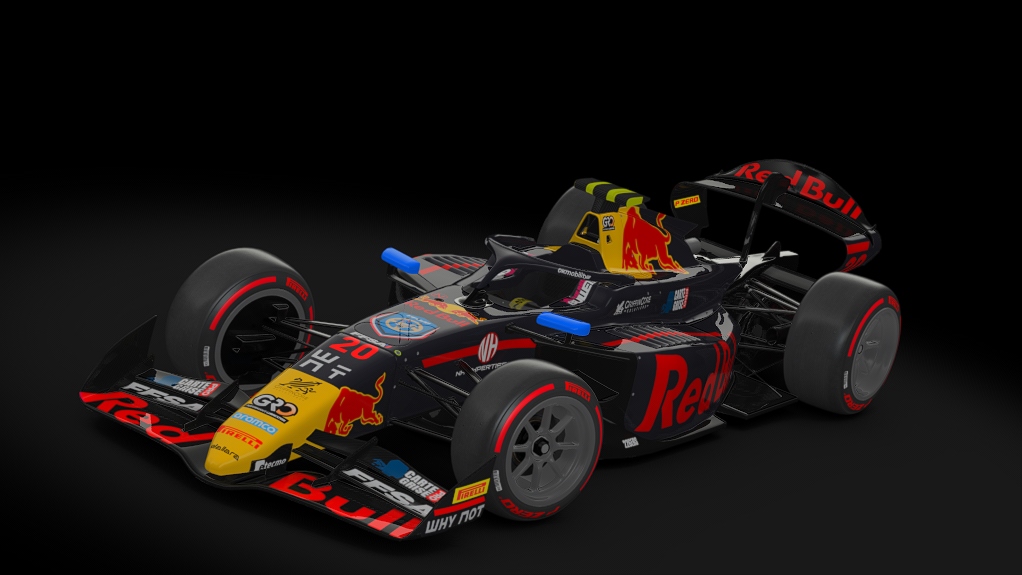 ACFL F2 2024, skin 20_Campos_Racing_Isack_Hadjar