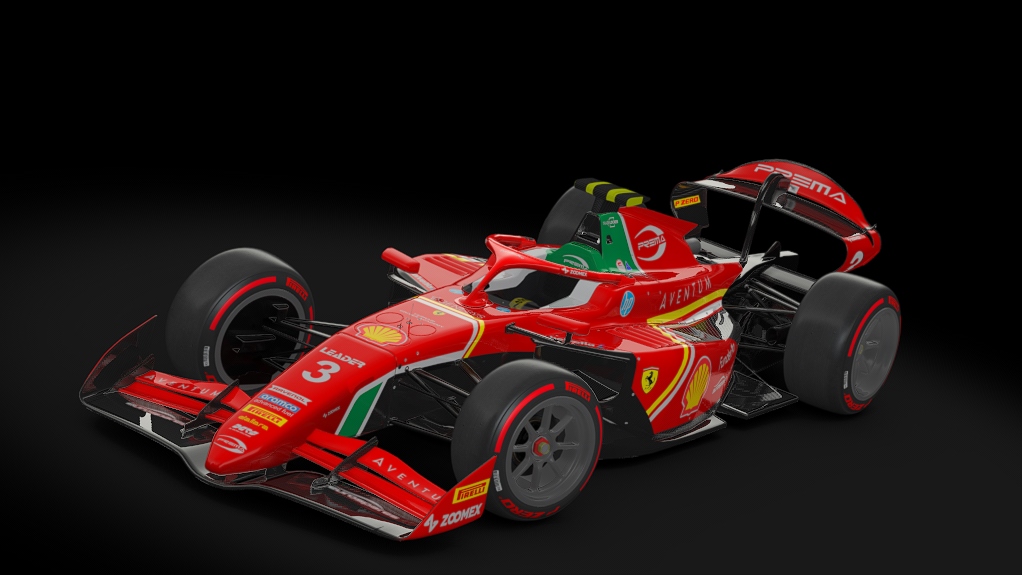 ACFL F2 2024, skin 3_Prema_Ferrari_Oliver_Bearman