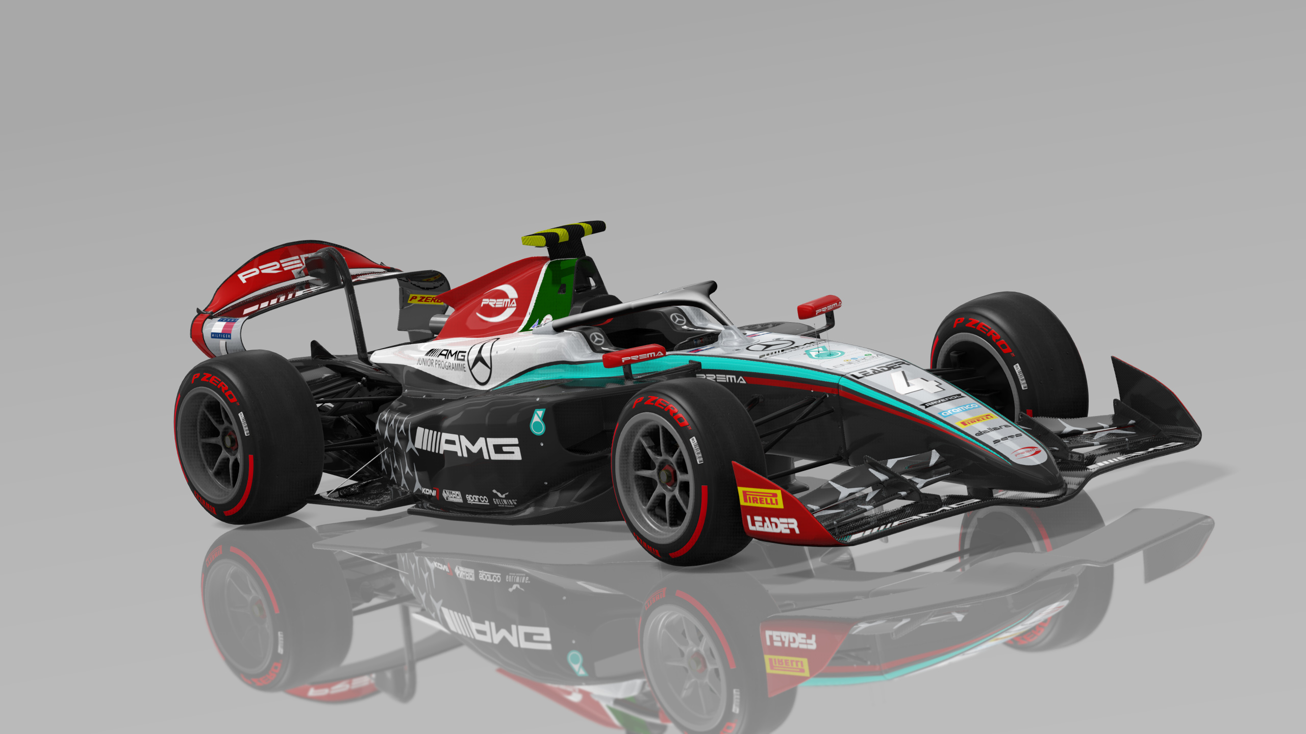 ACFL F2 2024, skin 4_Prema_Mercedes_Kimi_Antonelli