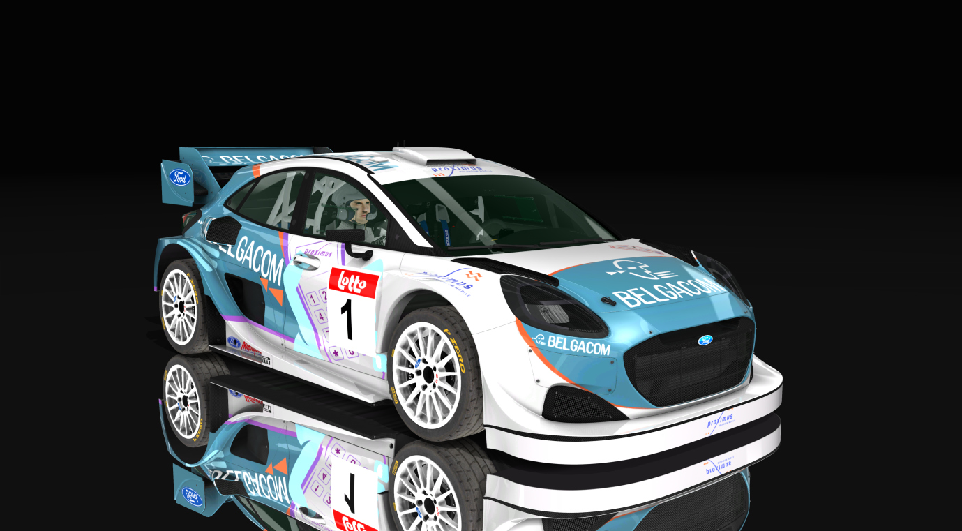 Ford Puma Rally1 2022, skin 1_BELGACOM