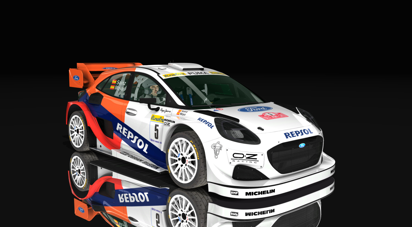 Ford Puma Rally1 2022, skin 5_Sainz_repsol