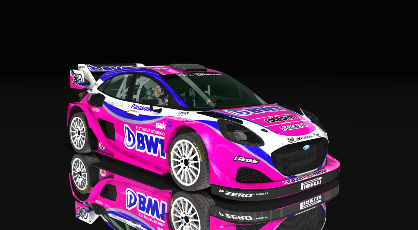 Ford Puma Rally1 2022, skin Puma BWT