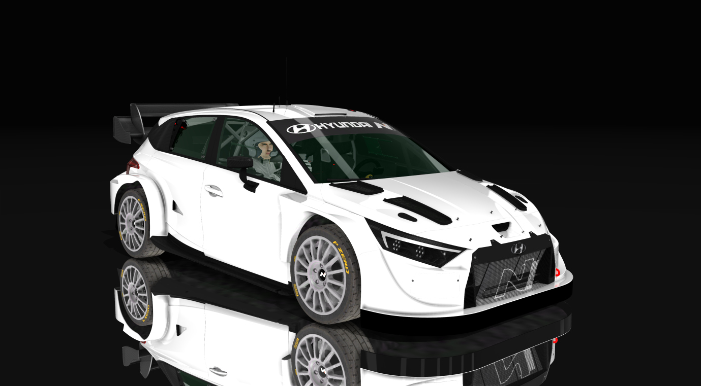 Hyundai I20 Rally1 2022, skin x_white
