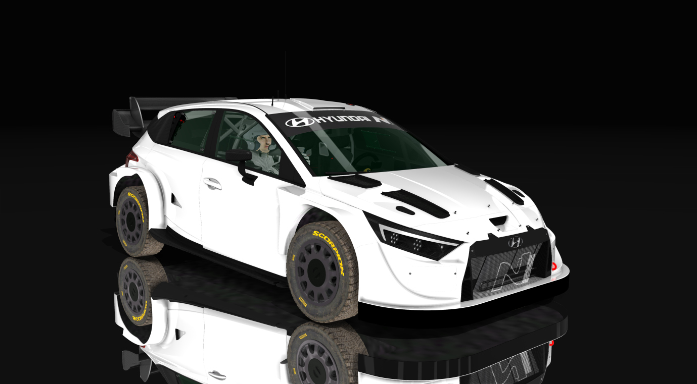Hyundai I20 Rally1 2022 Gravel, skin x_white