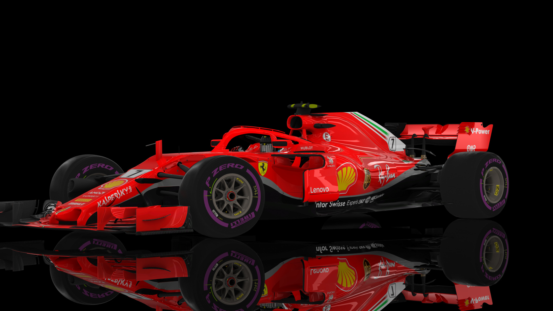 Ferrari SF71H Spec 2, skin Raikkonen