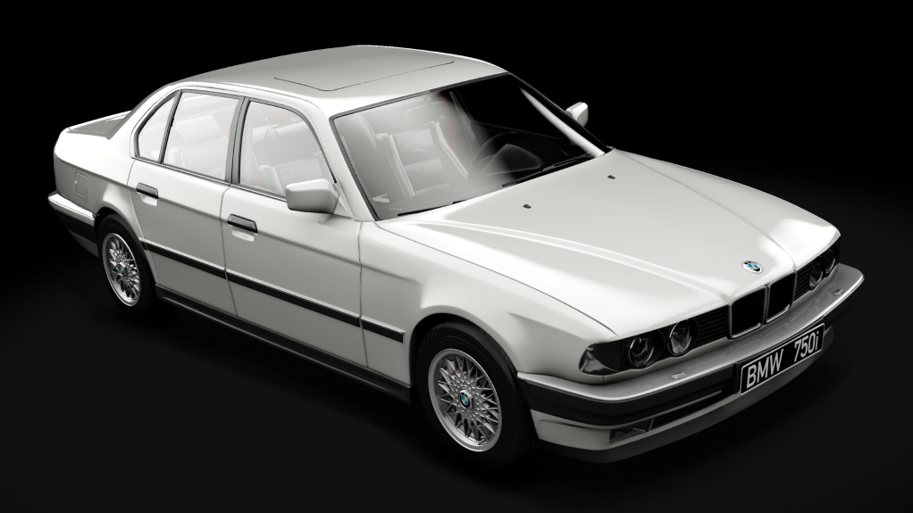 BMW E32 750i '87, skin 146_Alpinweiss