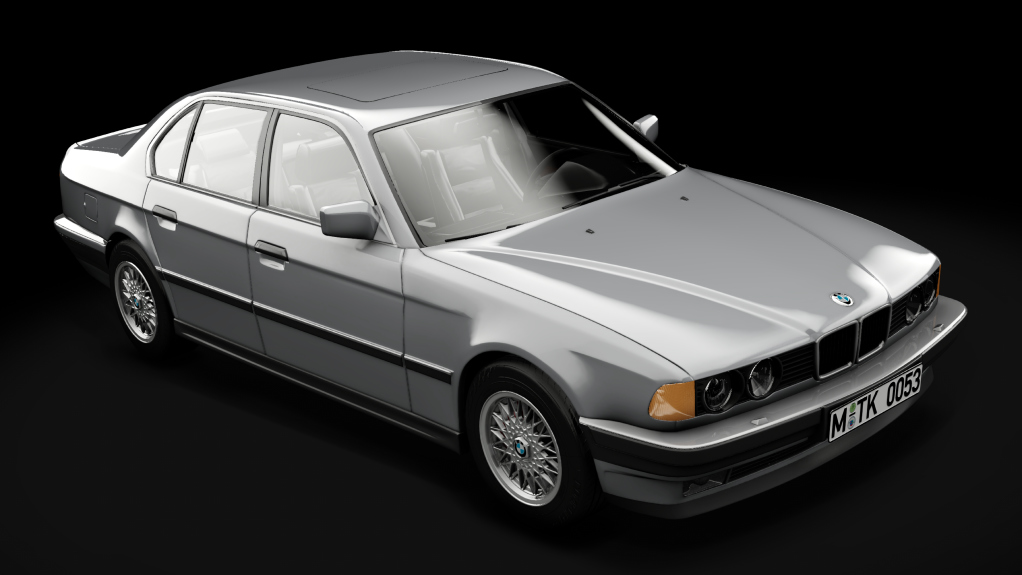 BMW E32 750i '87, skin 237_Granitsilber Metallic