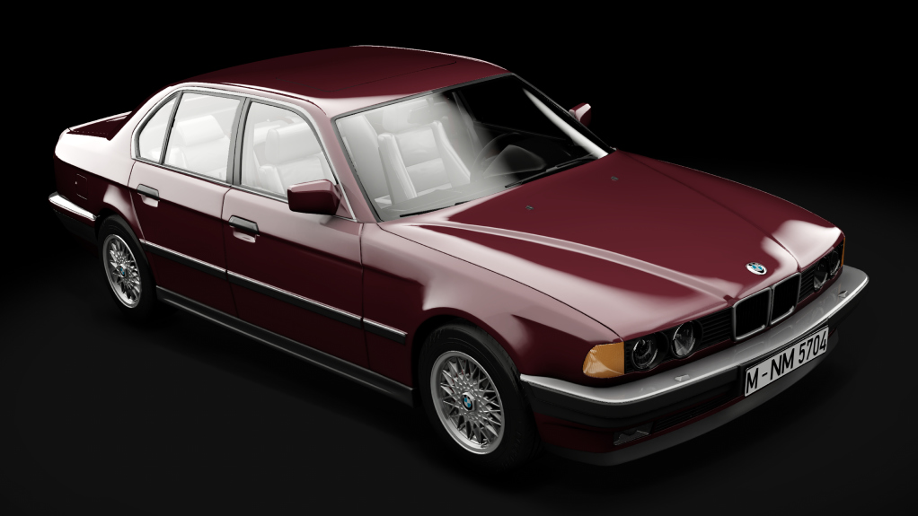 BMW E32 750i '87, skin 315_Tizianrot