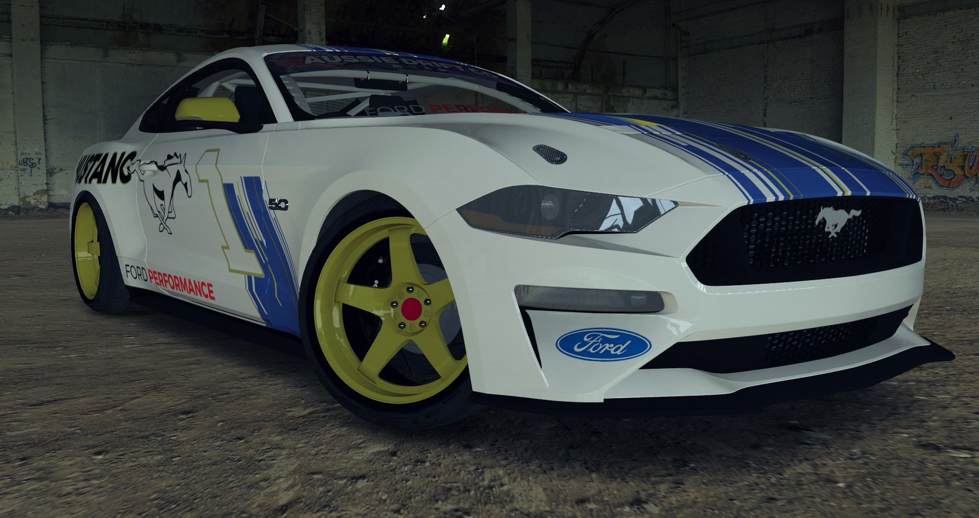 ADC Ford Mustang  420, skin Supercars - Wazzaspec