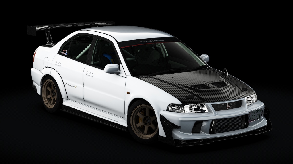 1999 Mitsubishi Lancer Evolution V "AEROBLITZ", skin 02_scotia_white