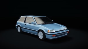 Honda Civic '87, skin avignon_blue_metallic