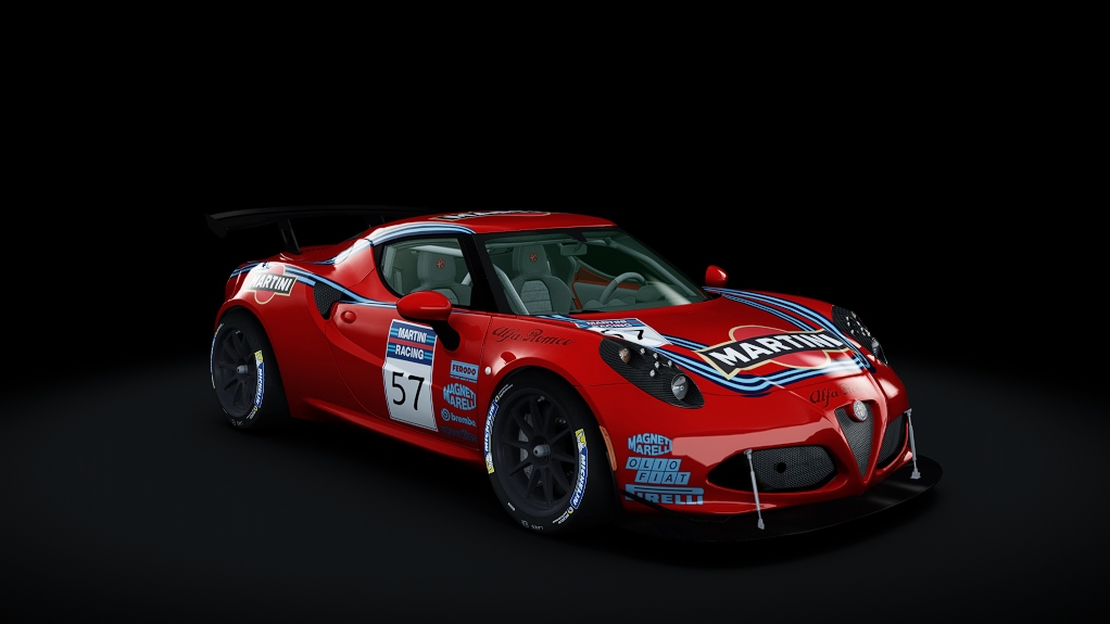 Alfa Romeo 4 Competizione, skin martini_racing_57