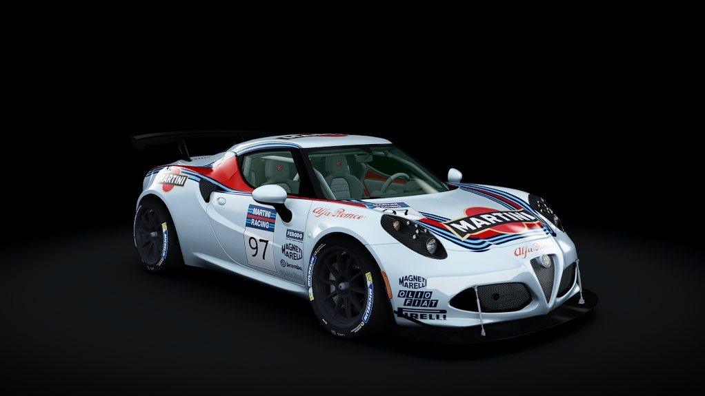 Alfa Romeo 4 Competizione, skin martini_racing_97