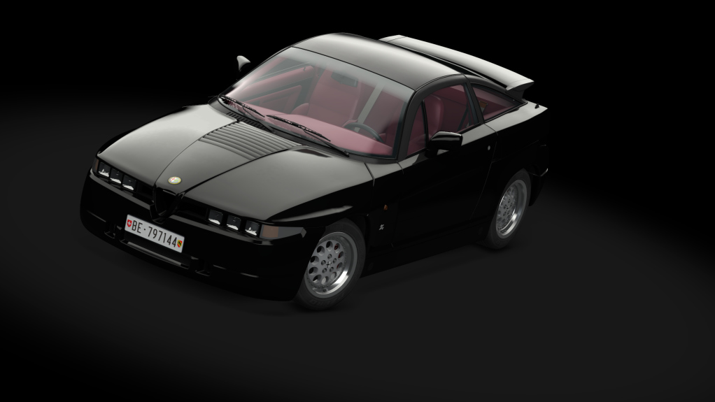 Alfa Romeo SZ, skin 3_nero