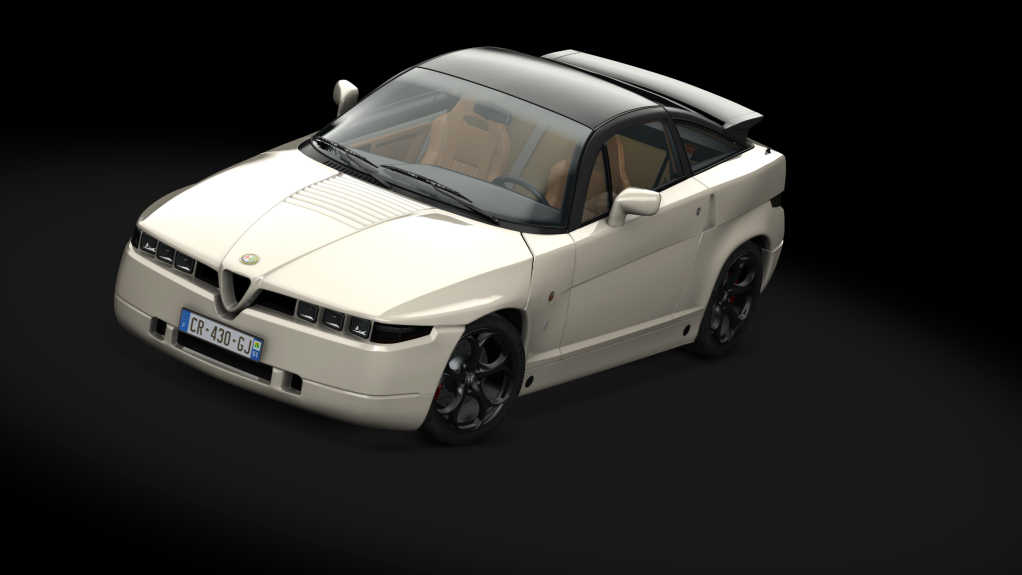 Alfa Romeo SZ s2, skin bianco