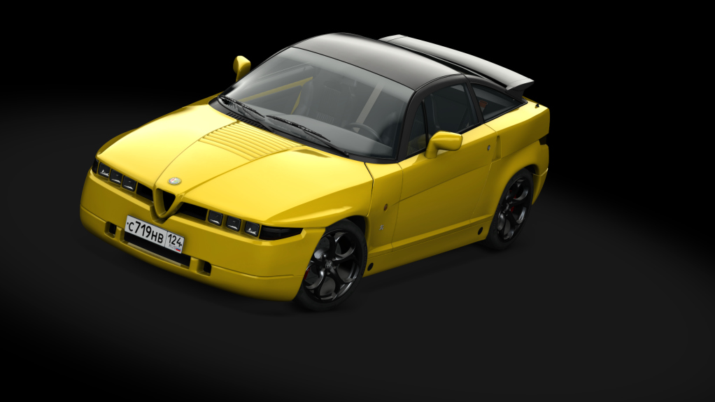 Alfa Romeo SZ s2, skin giallo