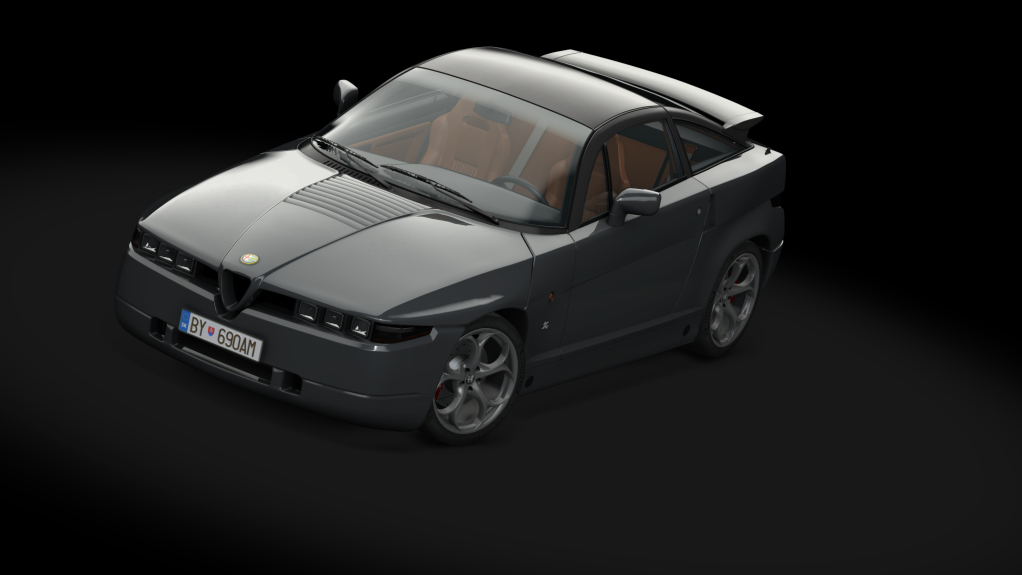 Alfa Romeo SZ s2, skin grigio_vesuvio