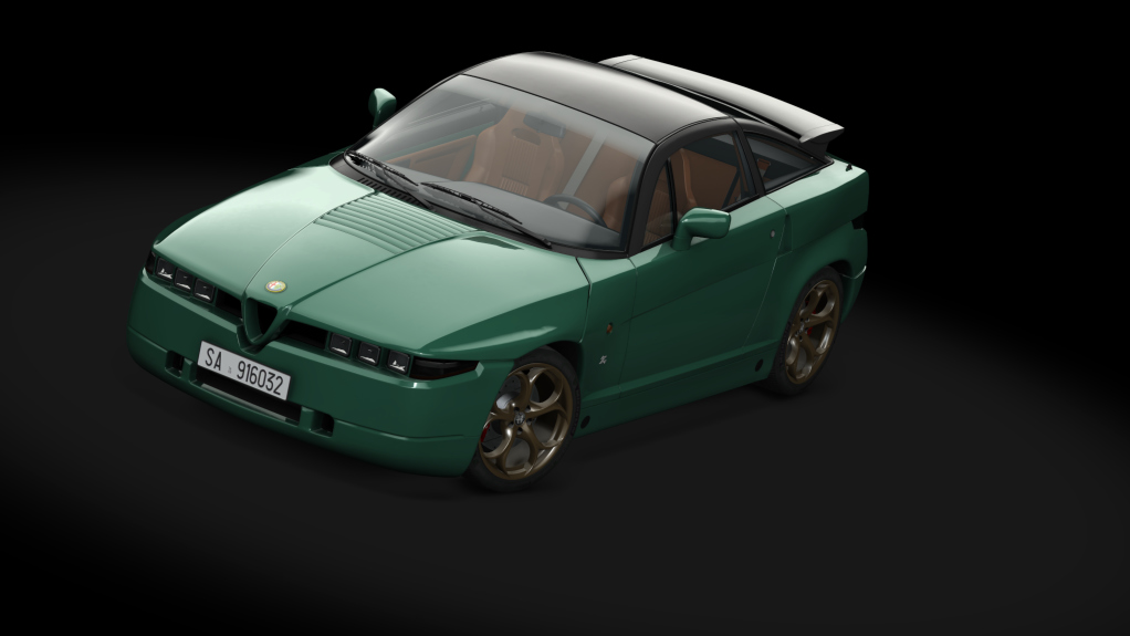 Alfa Romeo SZ s2, skin verde_pino