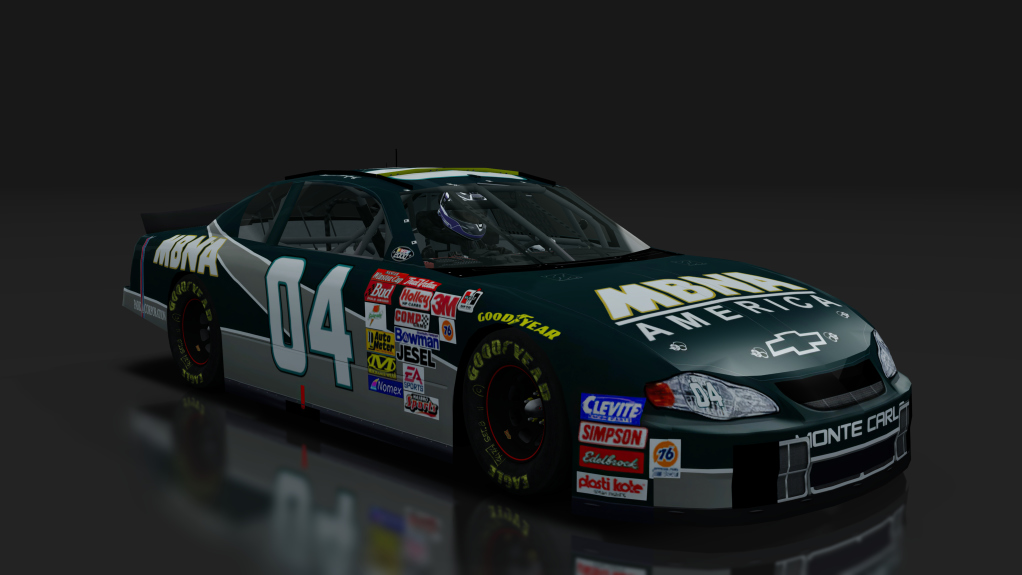 2000 NASCAR Monte Carlo, skin 04_MBNA