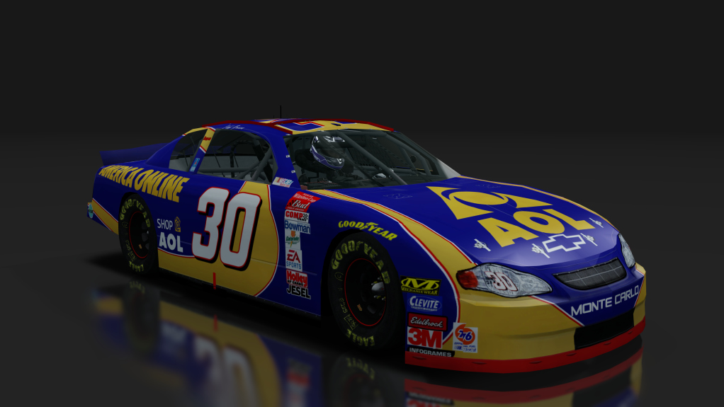 2000 NASCAR Monte Carlo, skin 30_America_Online