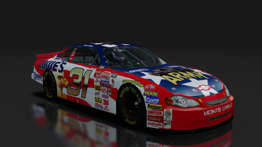2000 NASCAR Monte Carlo, skin 31_Lowes_Army