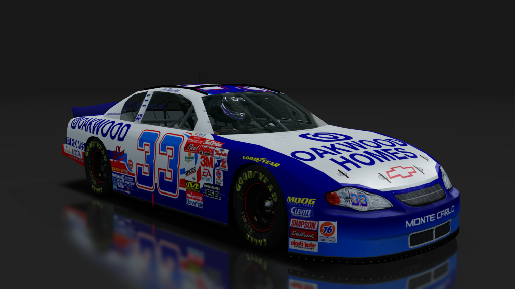 2000 NASCAR Monte Carlo, skin 33_Oakwood