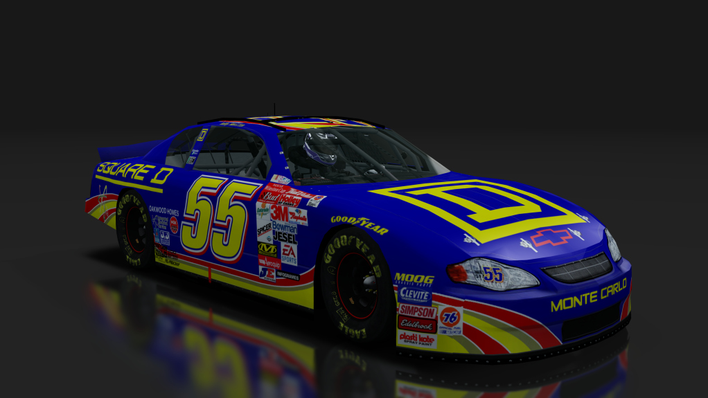 2000 NASCAR Monte Carlo, skin 55_Square_D