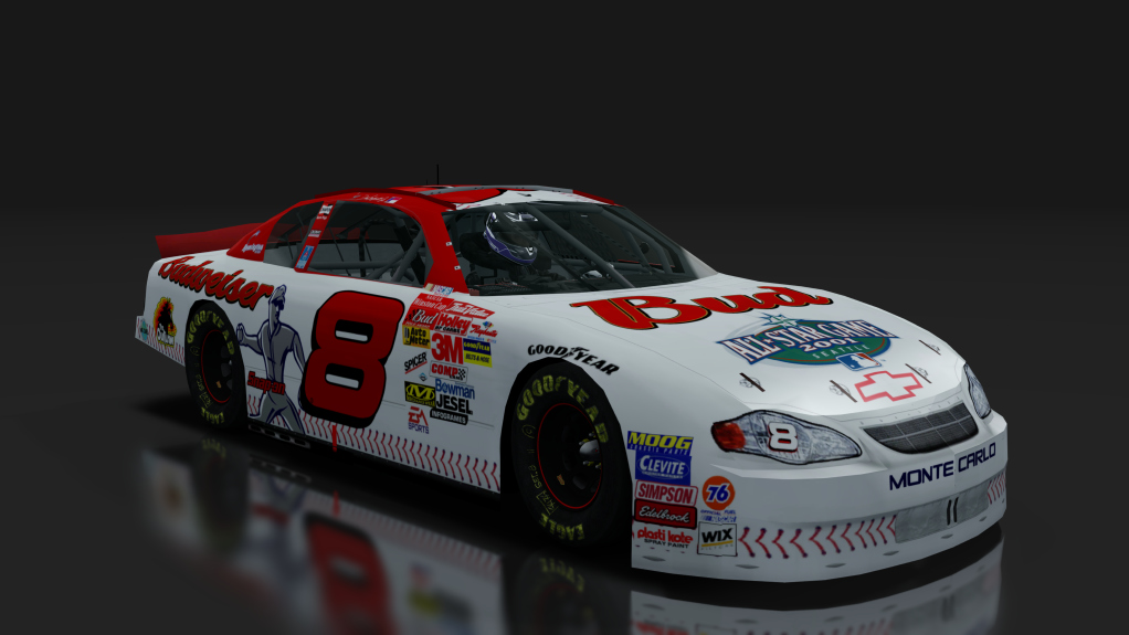 2000 NASCAR Monte Carlo, skin 8_Budweiser_2001