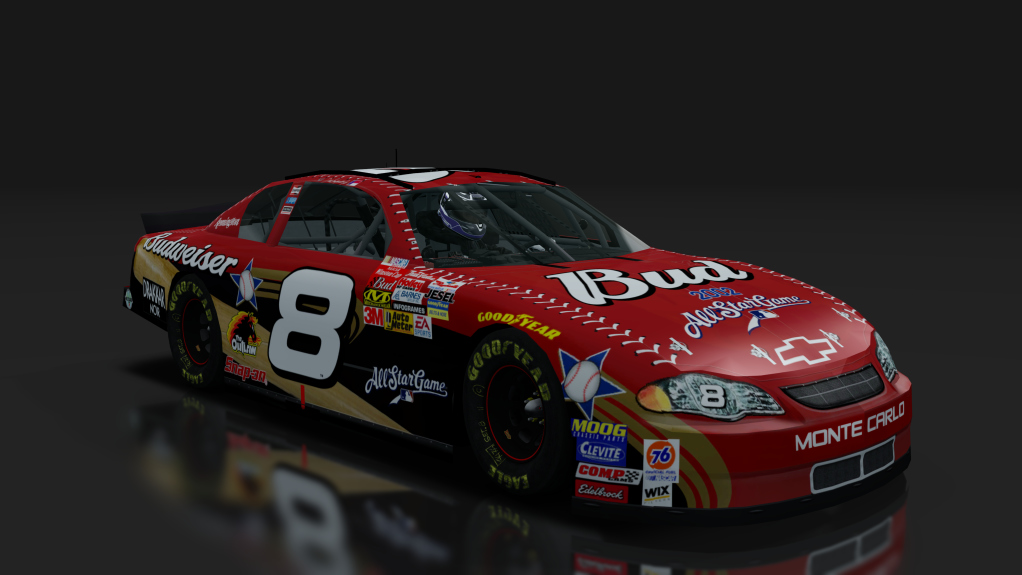 2000 NASCAR Monte Carlo, skin 8_Budweiser_2002