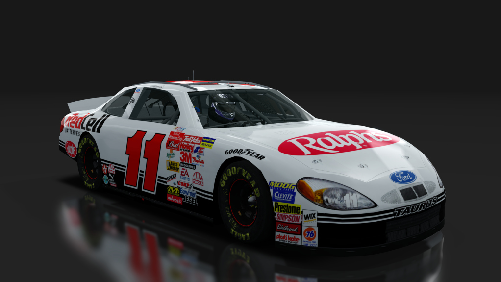 2000 NASCAR Ford Taurus, skin 11_red_cell