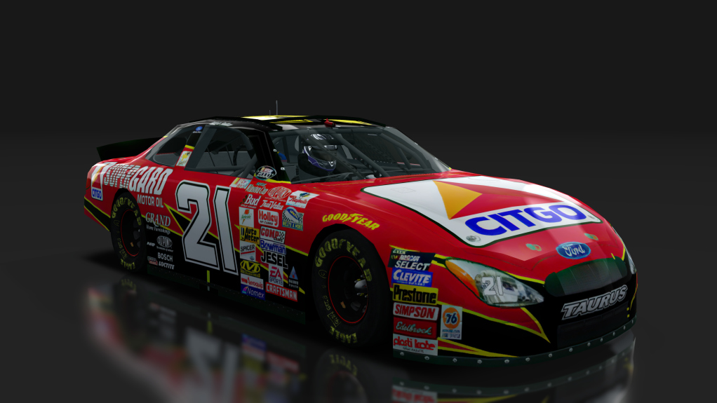 2000 NASCAR Ford Taurus, skin 21_supergard_red