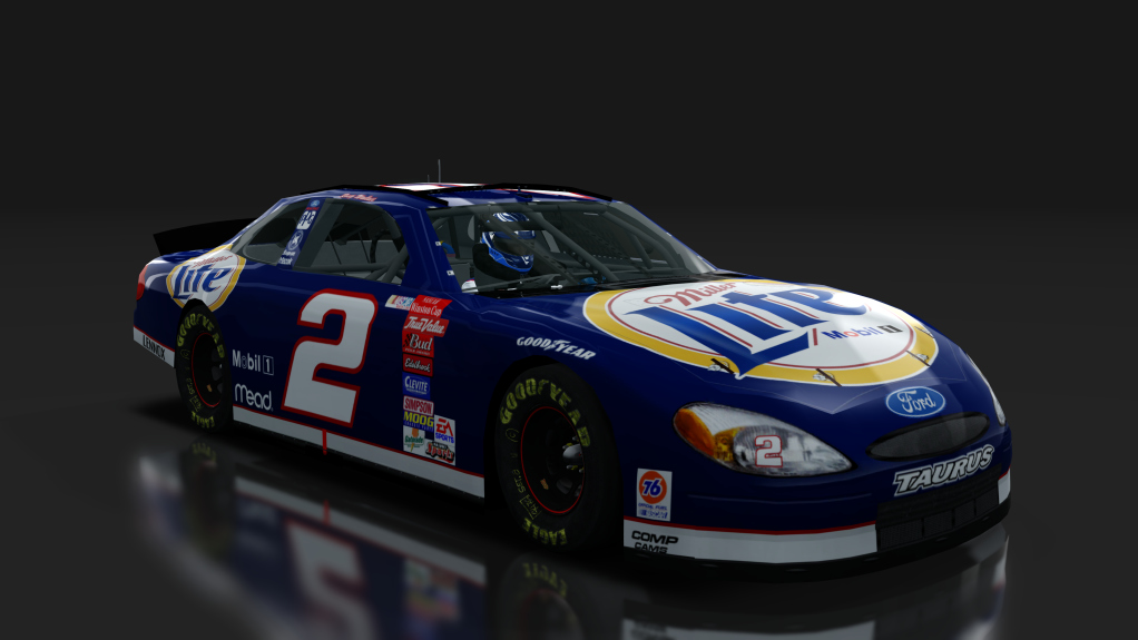 2000 NASCAR Ford Taurus, skin 2_miller_lite