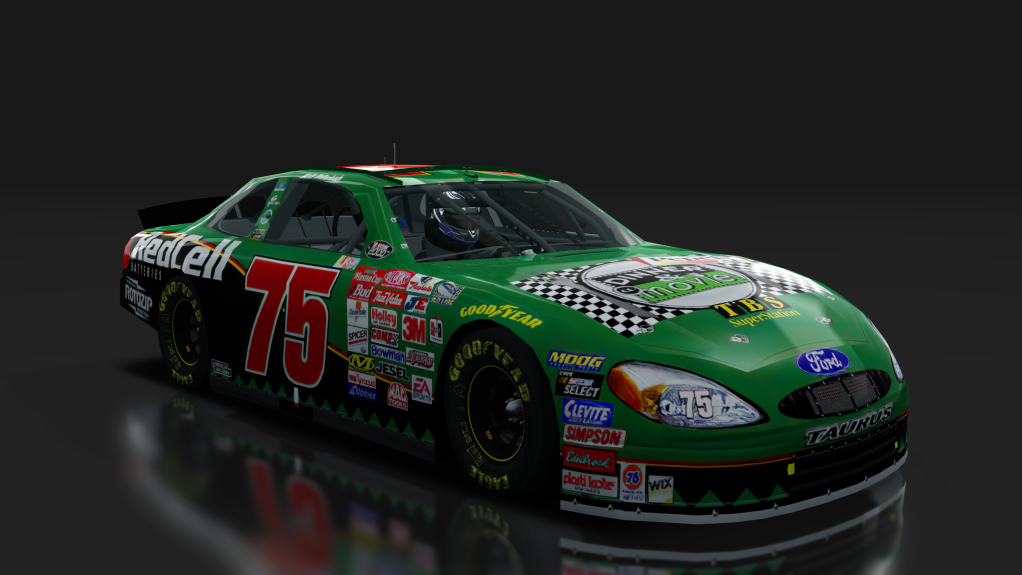 2000 NASCAR Ford Taurus, skin 75_redcell