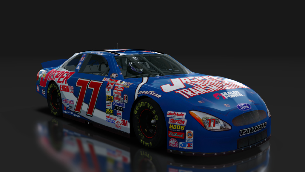 2000 NASCAR Ford Taurus, skin 77_jasper_blue