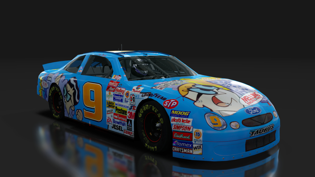 2000 NASCAR Ford Taurus, skin 9_cartoon_network