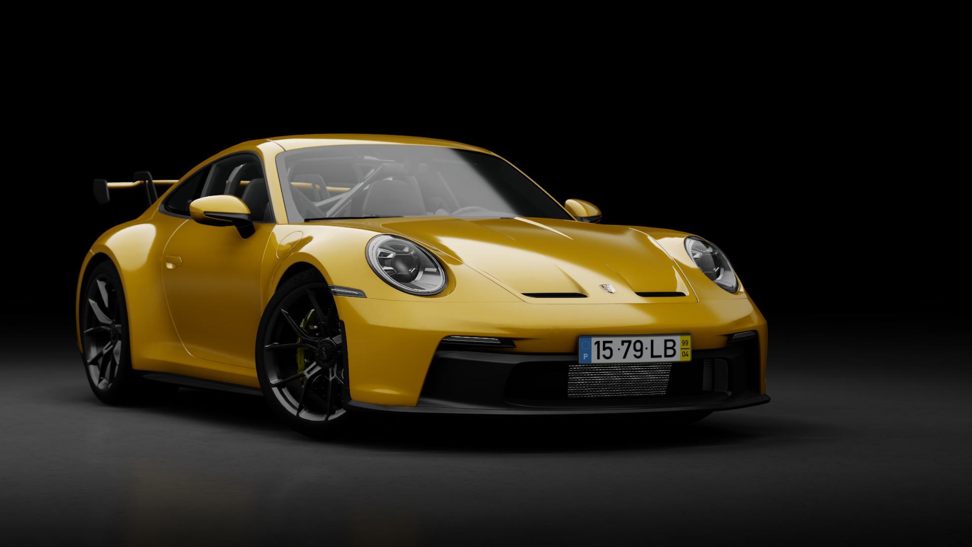 Porsche 911 GT3 (992) PDK, skin 09_signal_yellow